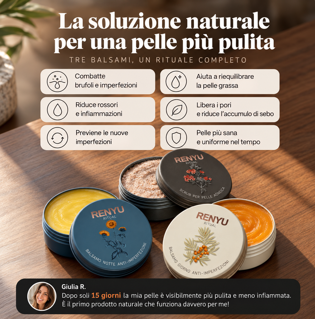 Rituale Completo Per Pelle A Tendenza Acneica